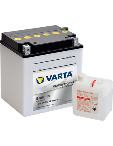 VARTA POWERSPORTS Freshpack 12V 30Ah 300A - Borna Normala (dreapta +)