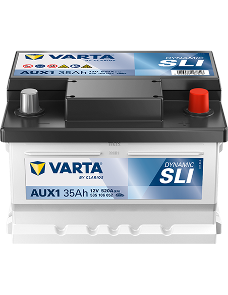VARTA DYNAMIC AUX 12V 35Ah 520A - Borna Normala (dreapta +)